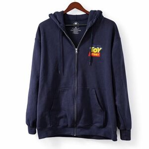 Disney Toy Story Full Zip Hoodie XL Navy Disneyland